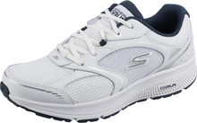 Skechers Men's GOrun Consistent Sneaker, White/Navy, 10.5 X-Wide