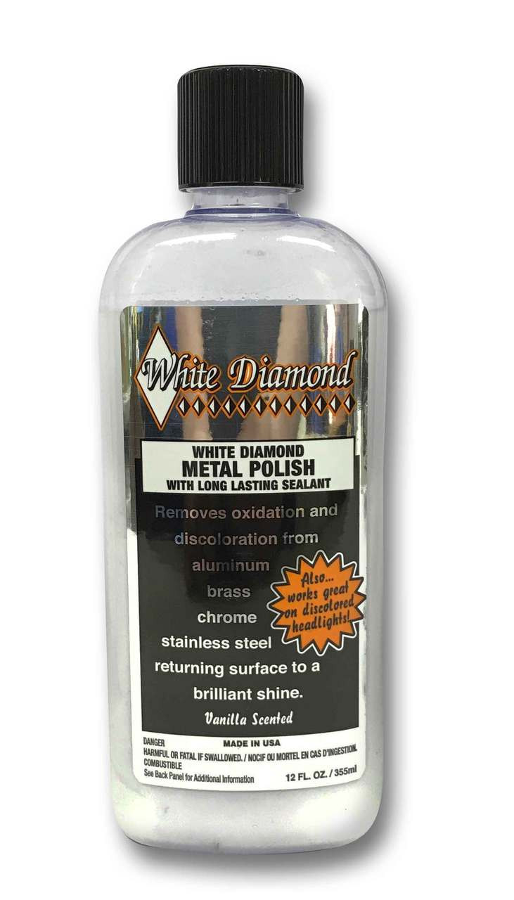 White Diamond Metal Polish & Sealant, Liquid, Removes Oxidation, Brilliant  Shine