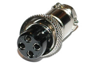 Microphone Plug 4 Pin for use with CB and Ham Radio