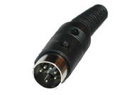 Microphone Plug 5 Pin din for use with CB and Ham Radio