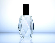 1 oz Diamond Cut Bottles With Caps