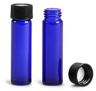 2 Dram Blue Glass Vials (17x60mm)