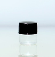 1ml Glass Vials Foam Lined Caps (15x17mm)