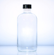 8 oz Clear Boston Round With Caps