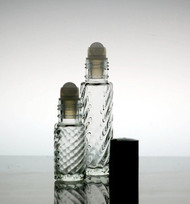 10 ml (1/3 oz) Swirl Roll on Bottle w/Ball & Caps