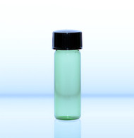 1 Dram Green Glass Vials (15x45mm)