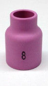 Stubby Gas Lens Nozzle, 12mm, 17,18,26, #8