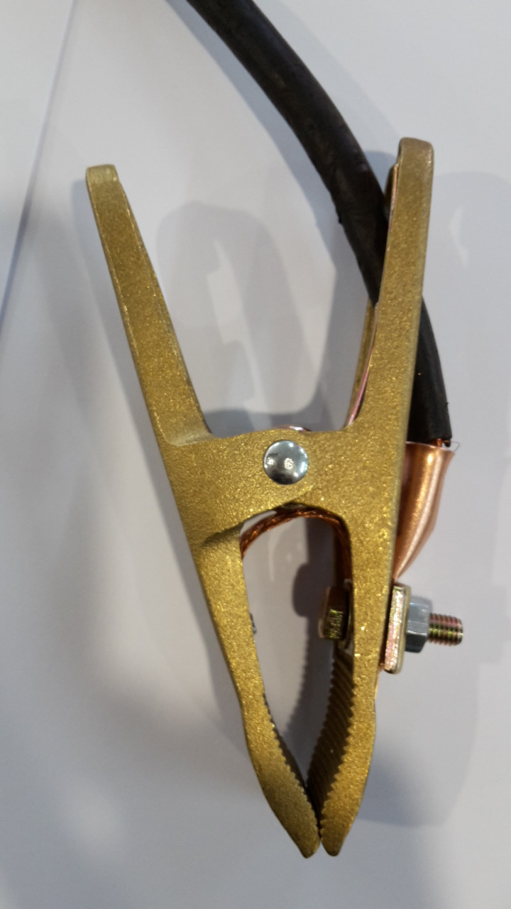 Earth Clamp, 500 Amp, Brass WeldPlus