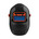 Colour - Black. Helmet shape stops outer lens scratching when put down, unlike poorly designed rounded helmets.