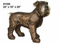 Monumental Bronze Terrier - SALE! - Take an Extra 25% Off - Discount Applied at Checkout