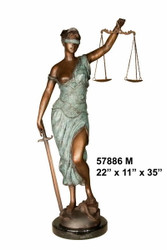35" "Scales of Justice" with Marble Base - SALE! - Take an Extra 25% Off - Discount Applied at Checkout