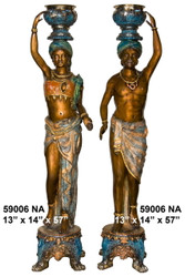 African Tribal Ancestors - Left and Right Pair - Special Patina, Style NA