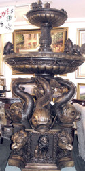 7.5 Ft. Roman Dolphins Tiered Fountain