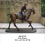 Polo Player Mounted on Pony