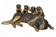 St. Bernard Mom and Her Playful Pups - SALE! - Take an Extra 25% off - Discount Applied at Checkout