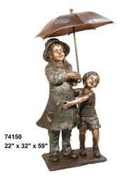 Girl & Boy Under Umbrella, Spillover Umbrella