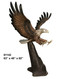 Swooping Eagle with Rock Formation Base