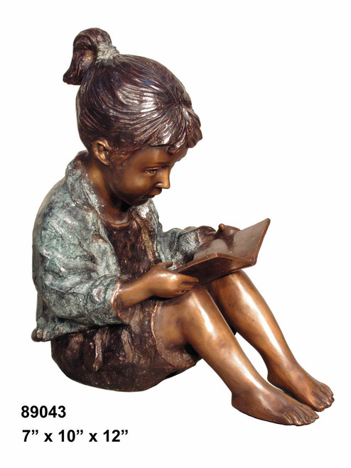 Girl Reading a Book - 12" Design