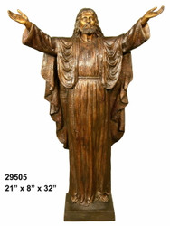 Jesus Welcoming- with Marble Base (not shown)