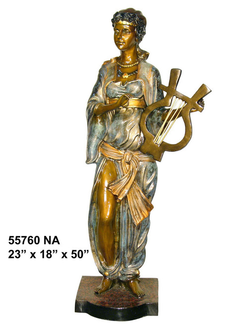 Female Musician - Greco-Roman - Special Patina, Style NA