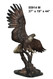 Eagle with Wings Extended - 44" Design - with Marble Base