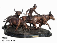 Remington Design, "Stampede" - with Marble Base