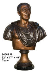 Greco-Roman Bust - 40" Design - with Marble Base