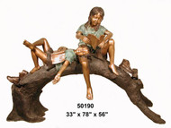 Kids Reading on a Branch - SALE! - Extra 25% Off - Discount Applied at Checkout