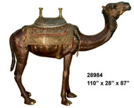 Standing Camel with Ornate Saddle - 110" Design