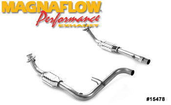 Magnaflow SS Mid Pipes w/Cats Lightning/Harley (Polished)