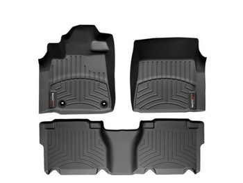 WEATHERTECH 444081-440938 TOYOTA TUNDRA 2014-2016 FRONT & REAR CREWMAX MATS (444081-440938) 