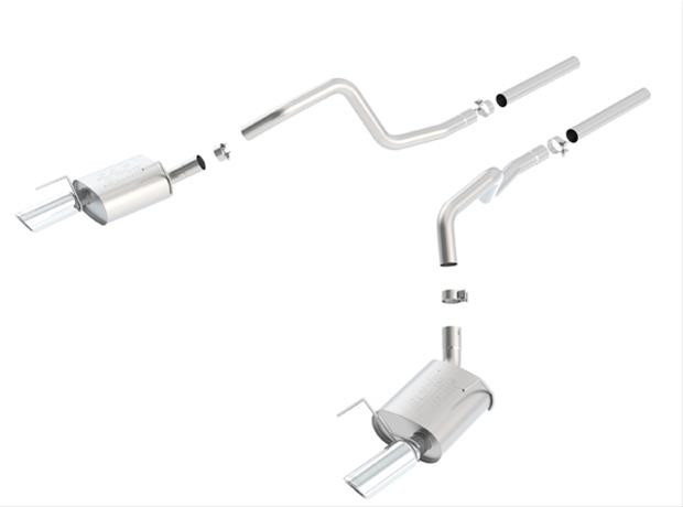 2007 09 Ford Mustang 140480 Borla Atak Cat Back Exhaust Gt500