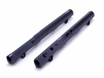 FORE INNOVATIONS BLACK SN95 5-900 BILLET FUEL RAILS 96-04 COBRA/MACH1 4V DOHC