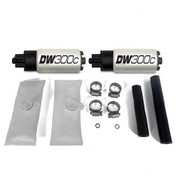 DEATSCHWERKS 9-307-1013 FUEL PUMP  WITH INSTALL KIT 340lph DW300C COMPACT FUEL PUMP 99-04 FORD SVT LIGHTNING 02-03 HARLEY DAVIDSON SUPERCHARGED  