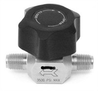 Diaphragm Packless Valve Stainless Steel Multi-turn High Purity 1/4" NPT Male X 1/4" NPT Male Model 8320-P4MM