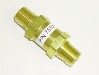 Brass In-Line 1/4" MXM Filter With #1 micron filter element Model 7510-1-P4MM