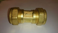 Brass In-Line 1/4" CXC Filter With #50 micron filter element Model 7510-50-T4FF