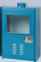 Gas Safety Storage Cabinet for 2 Lecture Bottles Cylinders 24"W X 18"D X 39"H Model 3200 Custom