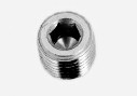 Stainless Steel Hollow Hex Pipe Plug Model 4PHH-SS 1/4" NPT Male