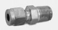 Stainless Steel Male Connector Model 2MSC2N-316 1/8" Compression x 1/8" NPT Male