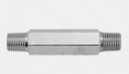 Stainless Steel Male Hex Long Nipple Model 4-2MHLN-2.5-SS 1/4" NPT Male x 1/8" NPT Male 2.5" Long