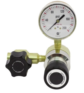 High Pressure Gas Cylinder Brass Regulator Adapter Double Nob