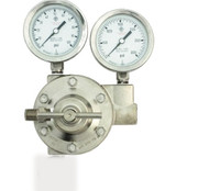 Corrosive Gas Single Stage Nickel-Plated Brass Pressure Regulator A2 Model 3470NV 10-160 PSIG NO VALVE