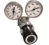 Stainless Steel Economical Corrosive Gas High Purity A3 Two Stage Pressure Regulator Model 3551NV 10-100 PSIG NO VALVE