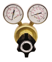 A1 Brass High Flow Cv 0.55 High Purity Pressure Regulator B2 Model 3831H 0-15 PSIG