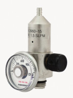 Disposable Cylinder Nickel Plated Brass Non-Corrosive Fixed Flow Regulator Model 3960 0.25 liters/min C-10 Connection
