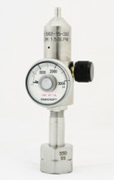 Disposable Cylinder Nickel Plated Brass Non-Corrosive Fixed Flow Regulator Model 3960 0.25 liters/min CGA Connection