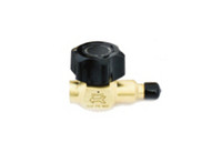 Vent/Outlet Isolation Diaphragm Packless Valve Brass Multi-turn High Purity 1/4" NPT Male Long X 1/4" NPT Female Model 8310L-P4MF
