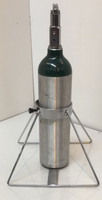 1 Cylinder Stand for D or E (4.38" DIA) Oxygen Cylinders Custom