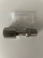 Stainless Steel CGA Cylinder Connection 180 CGA X 1/4" NPT Male Model CGA180SS